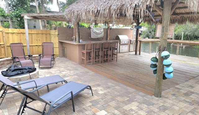 Your personal Tiki Hut waterfront/pool/spa home.