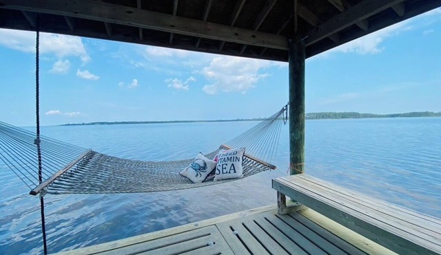Your Private Coastal NC Waterfront Escape. Dock and Sun Special deals available