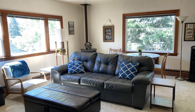 your Suite in Spokane. full kitchen and huge deck