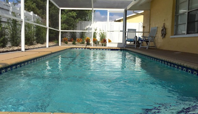 Your Tropical Paradise with heated saltwater pool