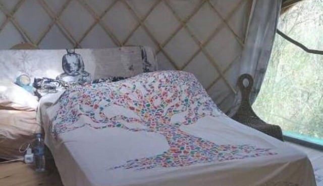 Yourte 20 Cuisine Douche Extérieur Ferme et Toilette Séche Commun