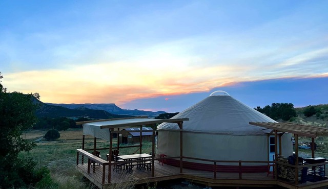Yurt at Scrappy Duck Farm, Yurt at Scrappy Duck Farm