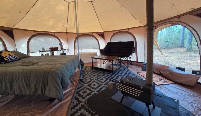 Yurt Campsite At Blanchard Farm