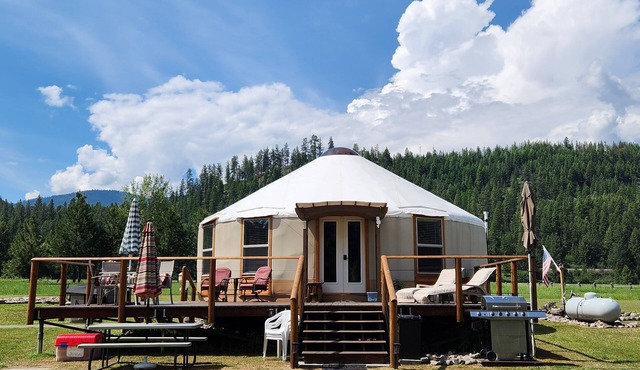 Yurt on the Clark Fork River
