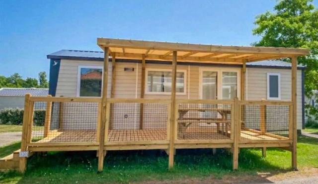 ZEcamping espace aquatique pet friendly club enfant mobil-home TV 34m2