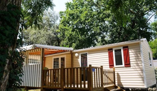ZEcamping 4 étoiles animé 500m plage parc aquatique mobil-home 28m2