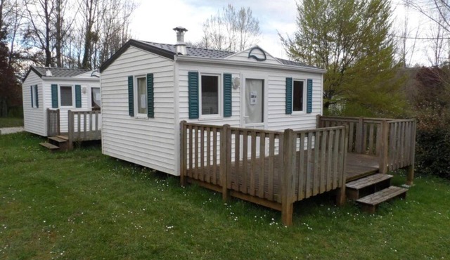 ZEcamping 3 étoiles pataugeoire 1km plage pet friendly mobil-home TV