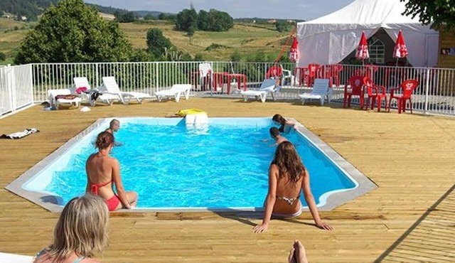 ZEcamping 3 étoiles piscine chauffée mobil-home BBQ 24m2 4 pers