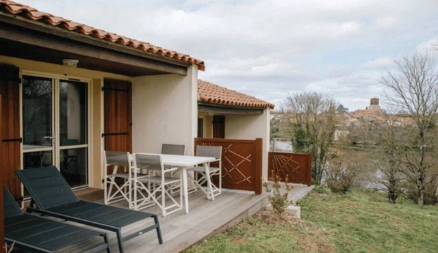 ZEcamping 3 étoiles piscine cottage TV LV 42m2 6 pers