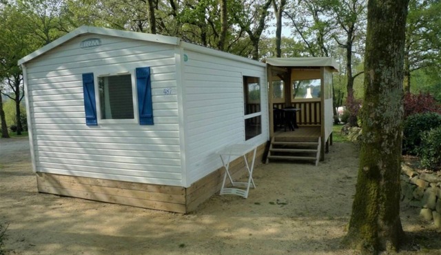 ZEcamping 3 étoiles toboggans locatif 30m2 4 pers