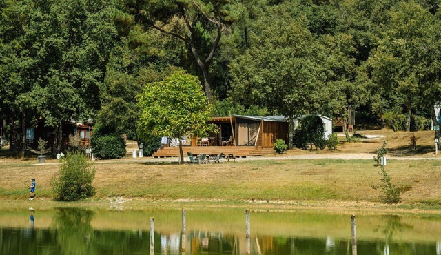 ZEcamping 3 étoiles toboggans chalet TV LV BBQ 35m2 4 pers
