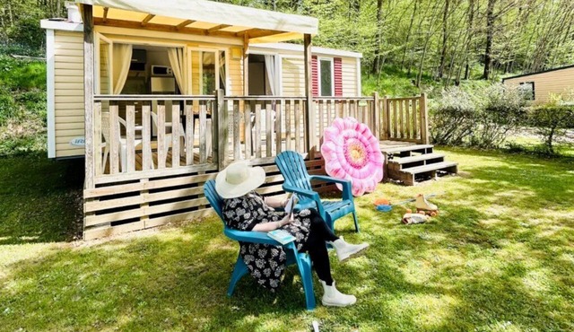 ZEcamping 3* locatif BBQ 23m2 5 pers