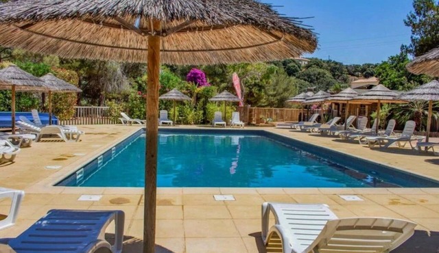 ZEcamping 3* parc aquatique jacuzzi locatif BBQ clim 35m2 5 pers