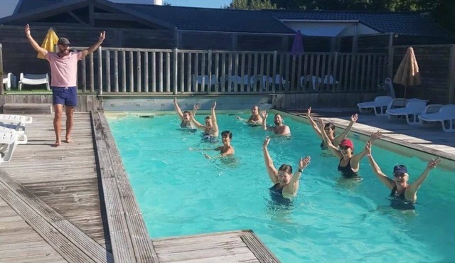 ZEcamping 3* piscine chauffée pataugeoire locatif TV clim 27m2 4 pers