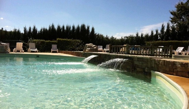 ZEcamping 4* pataugeoire piscine locatif TV clim 26m2 4 pers