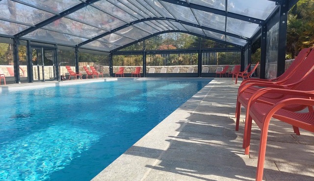ZEcamping 5 étoiles familial parc aquatique fitness tente BBQ 45m2