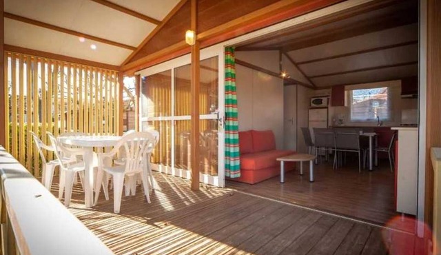 ZEcamping familial espace aquatique chiens acceptés locatif TV 35m2