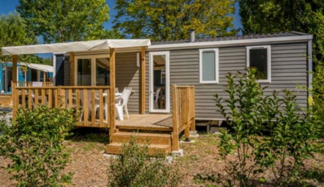 ZEcamping familial parc aquatique chiens acceptés mobil-home clim 30m2