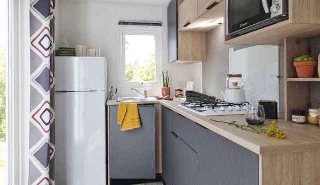 ZEcamping familial parc aquatique mobil-home TV clim 30m2 6 pers