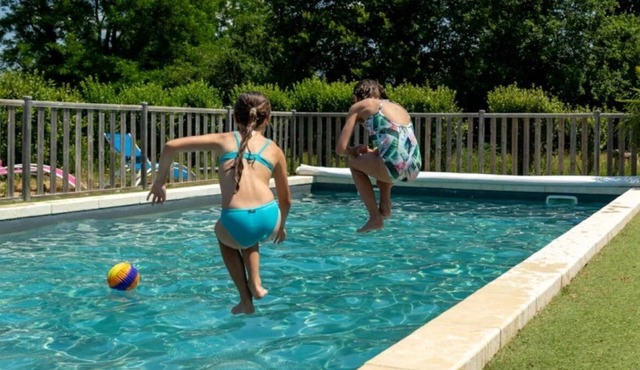 ZEcamping piscine chiens acceptés roulotte BBQ 18m2 3 pers