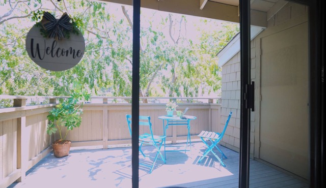 Zen Minimalist 2BR Condo: Prime Location + AC