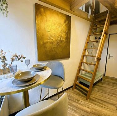 Zentrales Design Loft über den Dächern St Gallens