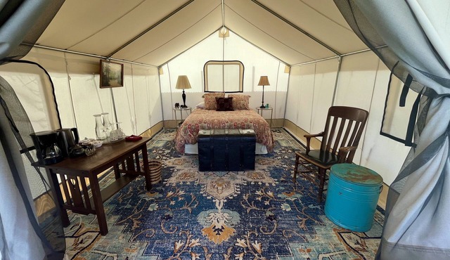 Zinnia Glamping Tent at Zenzen Gardens