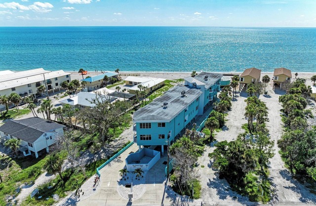 Beachfront Of The Gulf 