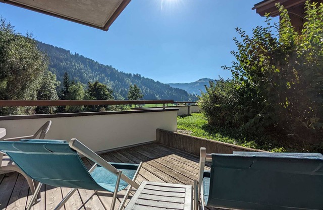 3-room apartment with terrace and garage, near skiing, La Clusaz