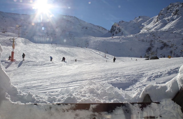 People At The Foot Of Slopes 