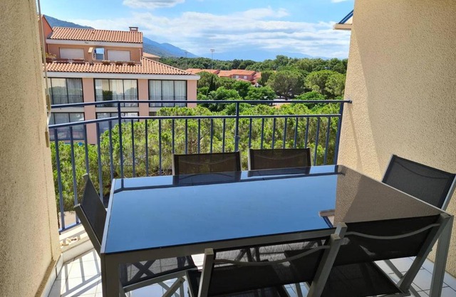 Appartement T2 cabine climatisé avec parking à Argelès-sur-Mer - FR-1-388-189
