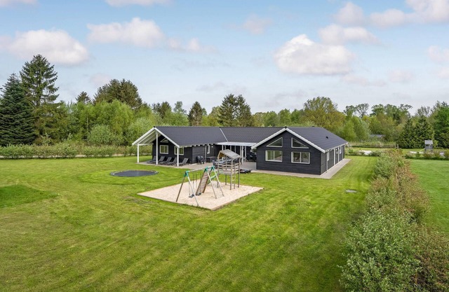 Beach front home in Glesborg with sauna