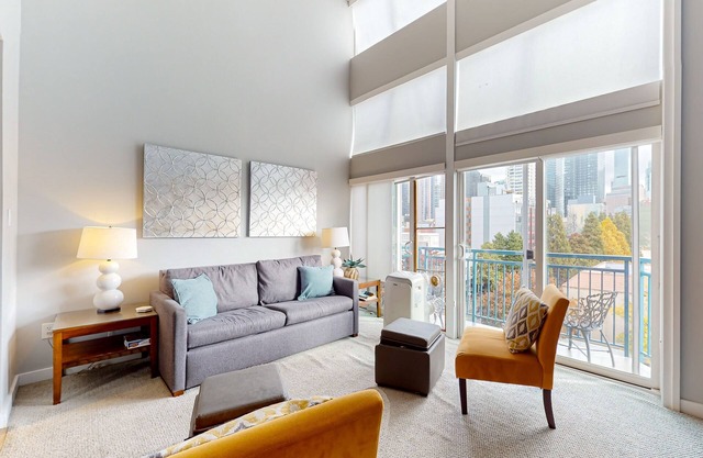 Bright Belltown condo with pool, rooftop deck, & balcony - walkable local