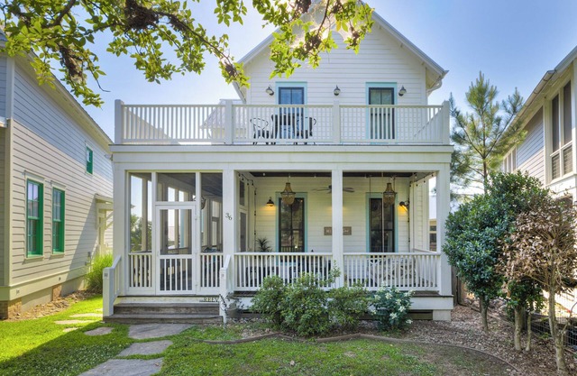 Carlton Landing! Two-story cottage with wrap around porches on both levels