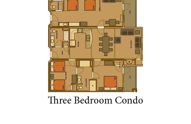 Cedar Stone Three Bedroom Condo @ Spring Brook Resort | Spacious Condo on Golf Course
