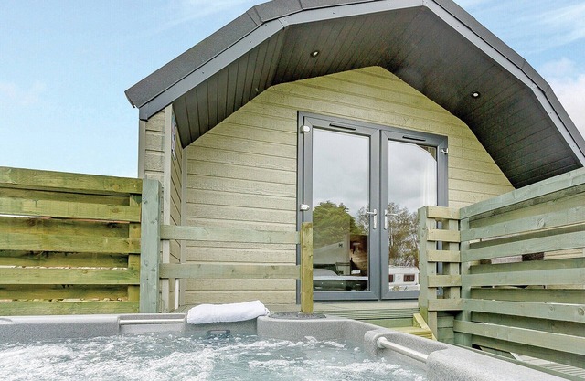 Comfortable pod perfect for short stays for couples with a sense of fun.