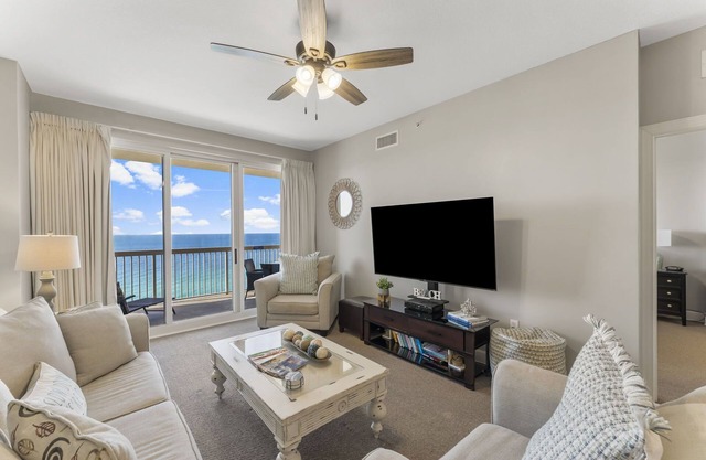 Freshly updated, fully loaded, w/amazing gulf views from the LR & Master bdrm. Beach service included!