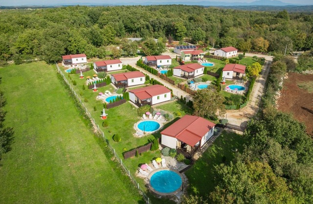 Holiday house with private pool No.7 in holiday park Jelovci