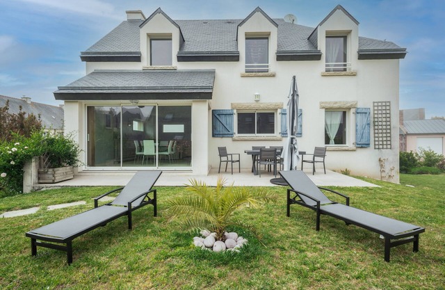 Traversée Maison Chambres Plage À 