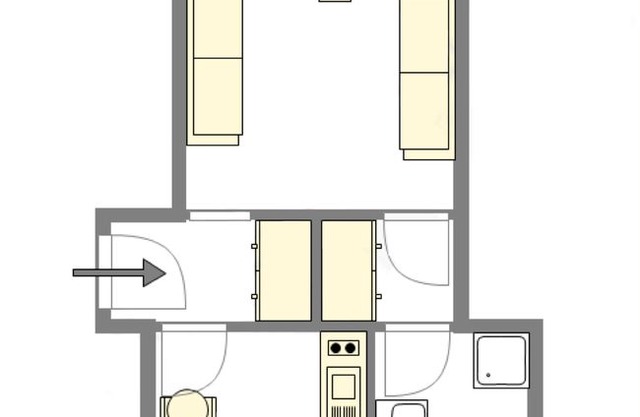 Latin Quarter, comfortable studio, bright, open view ... 1-2 p