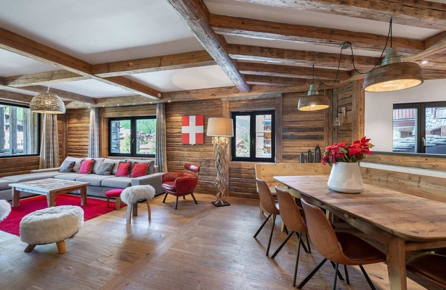 Luxury apartment in Val-d'Isère with sauna, parking and WIFI
