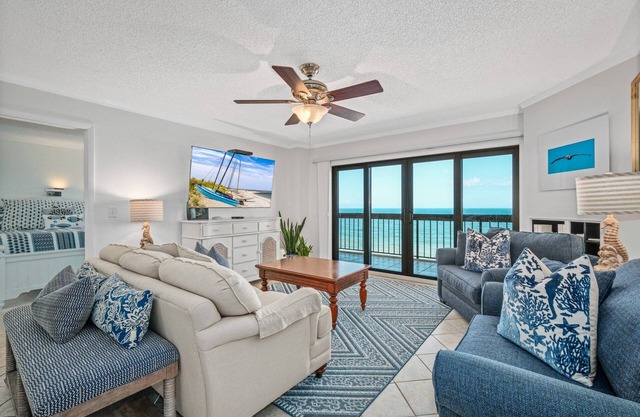 Luxury direct oceanfront 3/3 corner penthouse with heated pool and garage parking