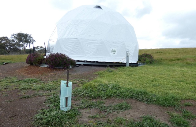 Self Dome Accommodation Deck Bbq Lawn 