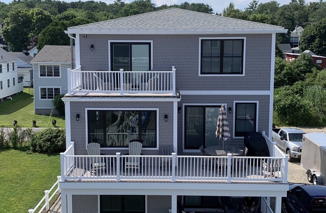 New home on beautiful long sands beach