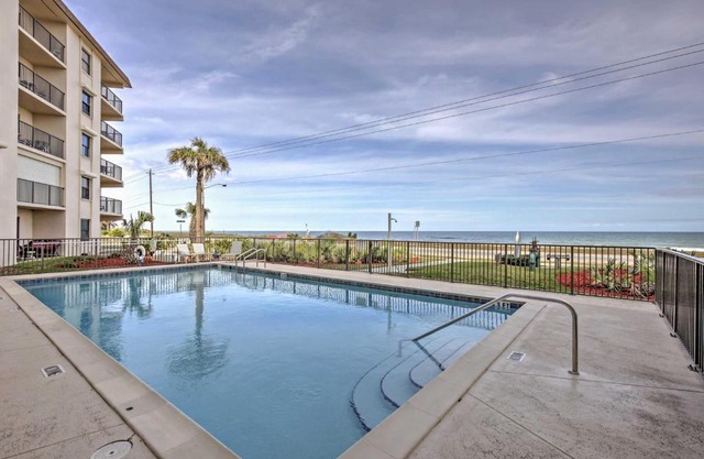 Oceanfront Ormond Beach Condo with Pool Access!