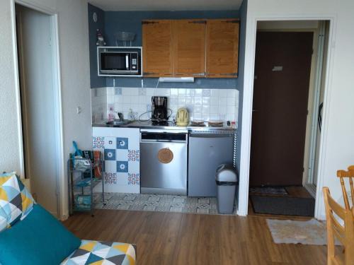 Pied des pistes, 2 pièces pour 5 pers, balcon, vue vallée - FR-1-557-124