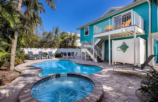 Private Home 1 Block to Beach with Pool and Hot Tub!