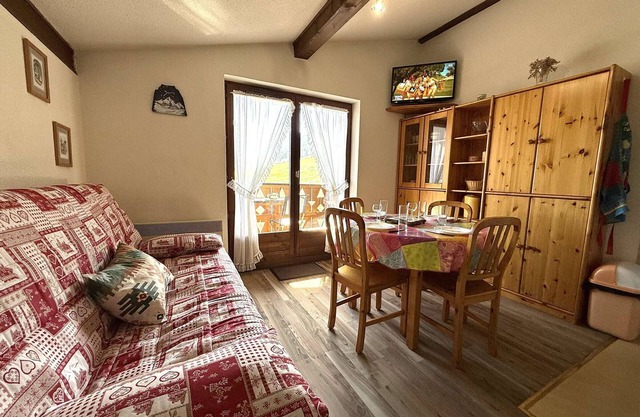 Ski-in/Ski-out 2-Room Cabin Apartment with Balcony - Praz-sur-Arly
