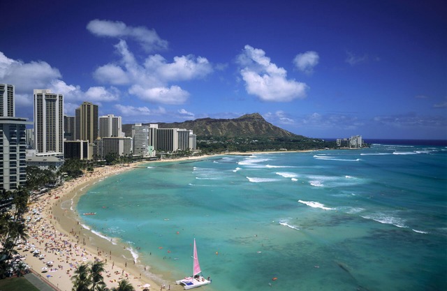 Spacious 30th Flr. with Stunning Oceanview Waikiki Studio A,