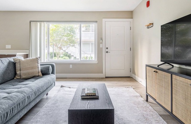 Spacious Campbell 1BR w/ W/D, Pool, Gym, walk to WF + TJ, by Blueground